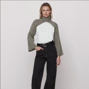 ZARA RIBBED KNIT ARM WARMERS